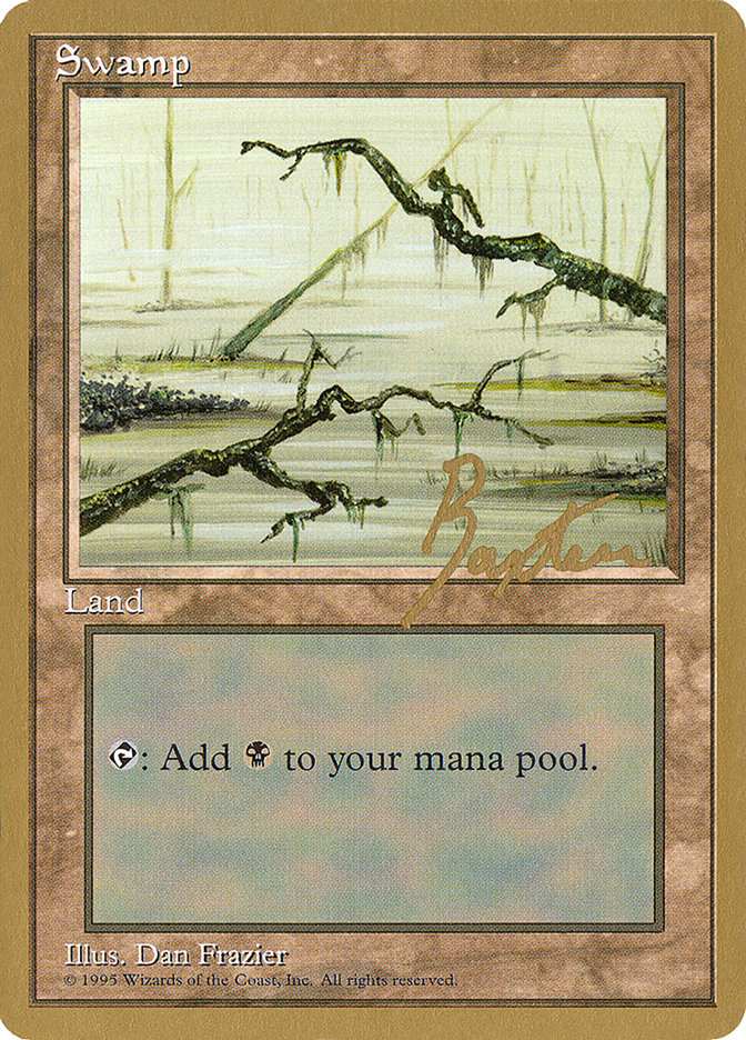 Swamp (gb371) (George Baxter) [Pro Tour Collector Set] | Dumpster Cat Games