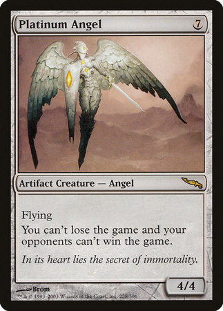 Platinum Angel [Mirrodin] | Dumpster Cat Games