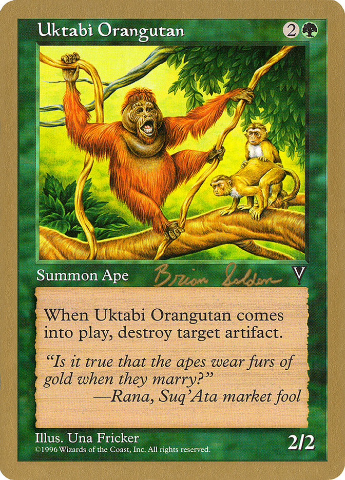 Uktabi Orangutan (Brian Selden) [World Championship Decks 1998] | Dumpster Cat Games