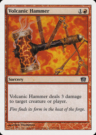 Volcanic Hammer [Eighth Edition] | Dumpster Cat Games