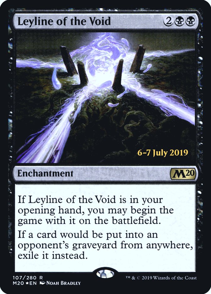 Leyline of the Void  [Core Set 2020 Prerelease Promos] | Dumpster Cat Games