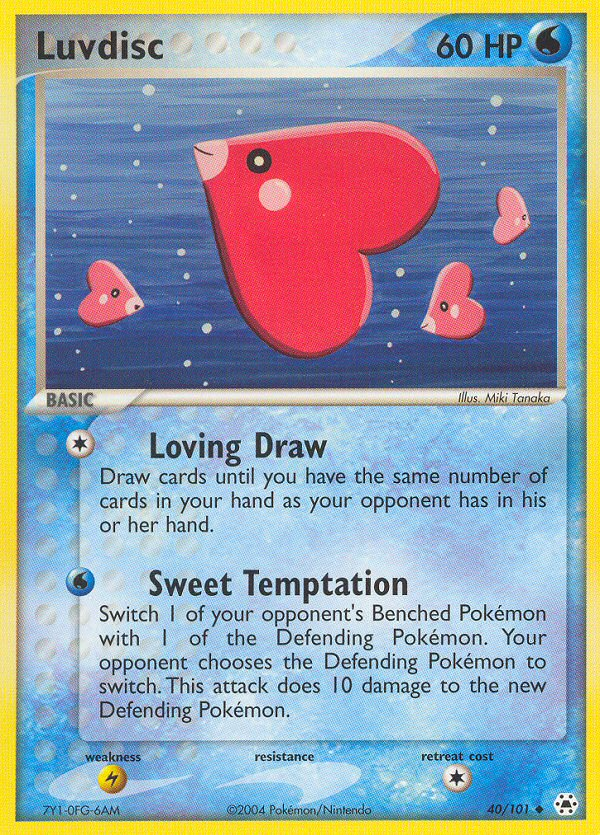 Luvdisc (40/101) [EX: Hidden Legends] | Dumpster Cat Games