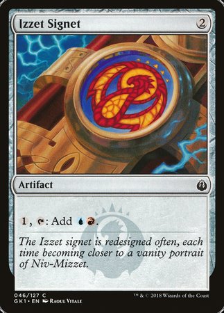 Izzet Signet [GRN Guild Kit] | Dumpster Cat Games