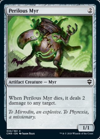 Perilous Myr [Commander Legends] | Dumpster Cat Games