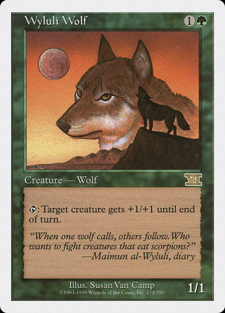 Wyluli Wolf [Classic Sixth Edition] | Dumpster Cat Games