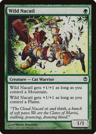 Wild Nacatl [Duel Decks: Ajani vs. Nicol Bolas] | Dumpster Cat Games