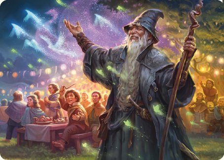 Gandalf, Friend of the Shire Art Card [The Lord of the Rings: Tales of Middle-earth Art Series] | Dumpster Cat Games