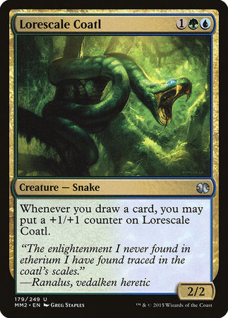 Lorescale Coatl [Modern Masters 2015] | Dumpster Cat Games