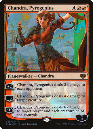 Chandra, Pyrogenius [Kaladesh] | Dumpster Cat Games