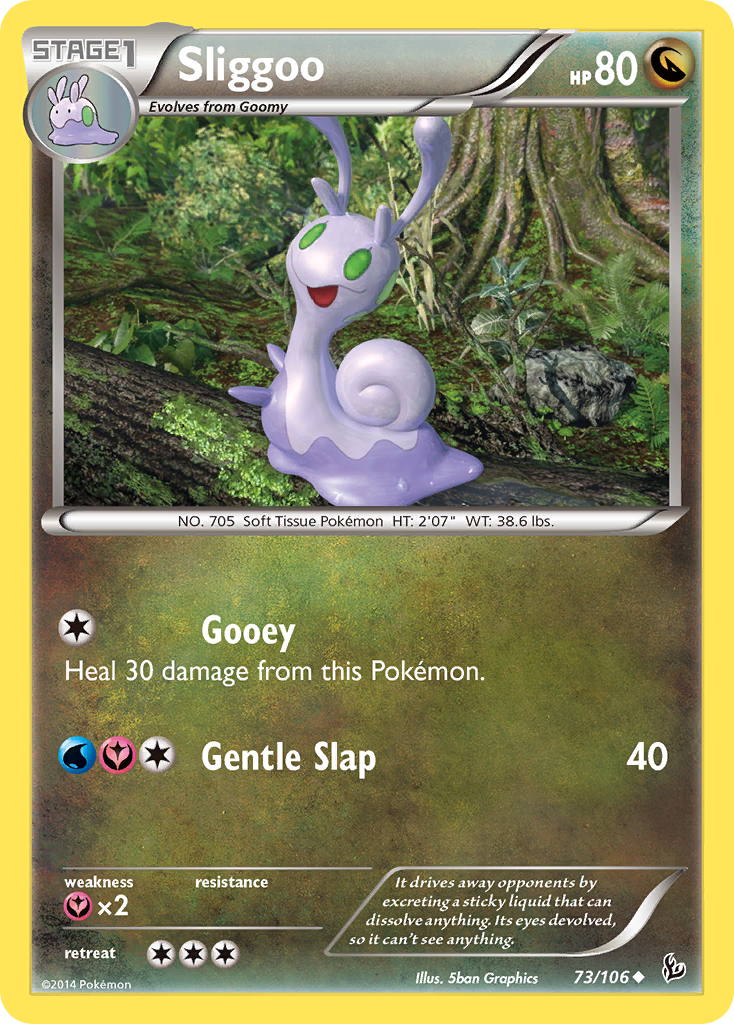 Sliggoo (73/106) [XY: Flashfire] | Dumpster Cat Games