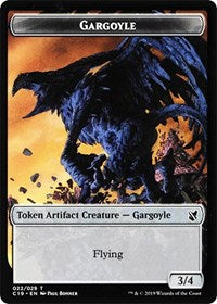 Gargoyle // Egg Double-sided Token [Commander 2019 Tokens] | Dumpster Cat Games