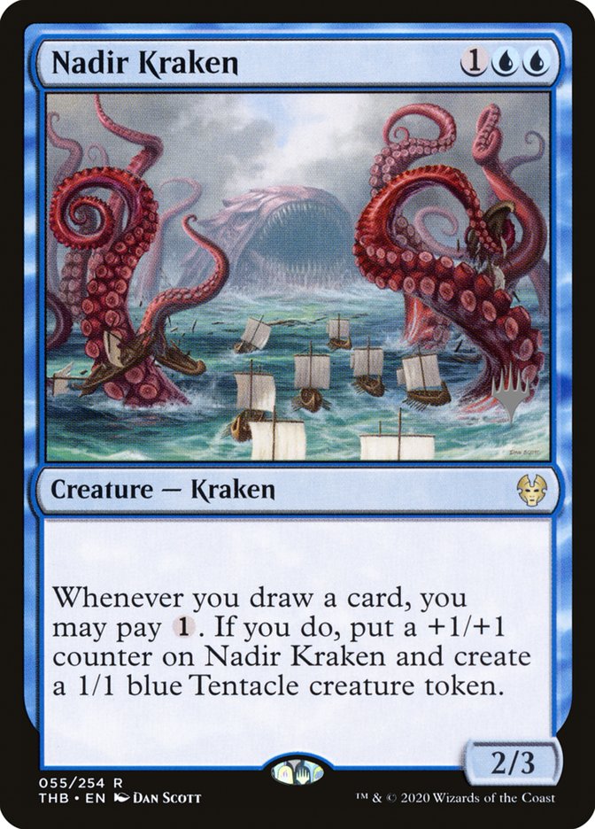 Nadir Kraken (Promo Pack) [Theros Beyond Death Promos] | Dumpster Cat Games