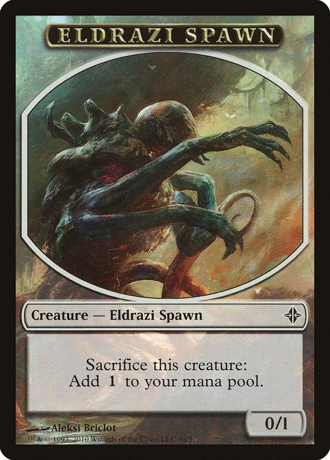 Eldrazi Spawn (1a/5) [Rise of the Eldrazi Tokens] | Dumpster Cat Games