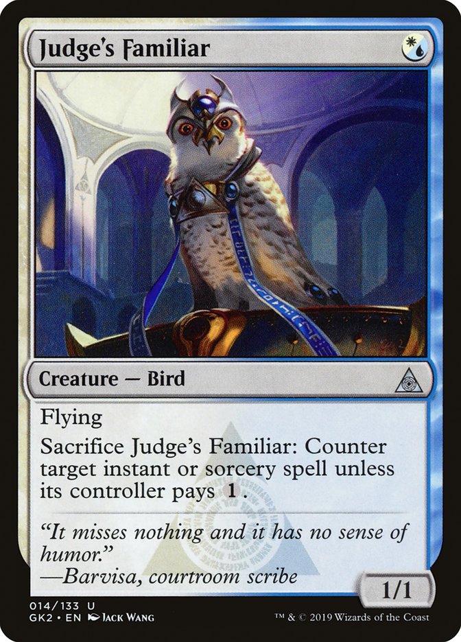 Judge's Familiar [Ravnica Allegiance Guild Kit] | Dumpster Cat Games