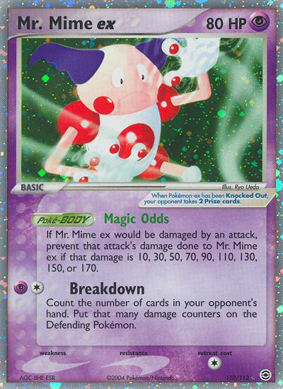 Mr. Mime ex (110/112) [EX: FireRed & LeafGreen] | Dumpster Cat Games