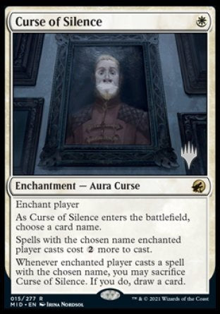 Curse of Silence (Promo Pack) [Innistrad: Midnight Hunt Promos] | Dumpster Cat Games