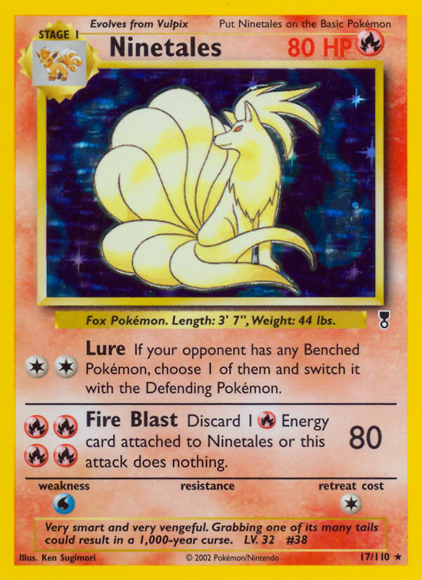 Ninetales (17/110) [Legendary Collection] | Dumpster Cat Games