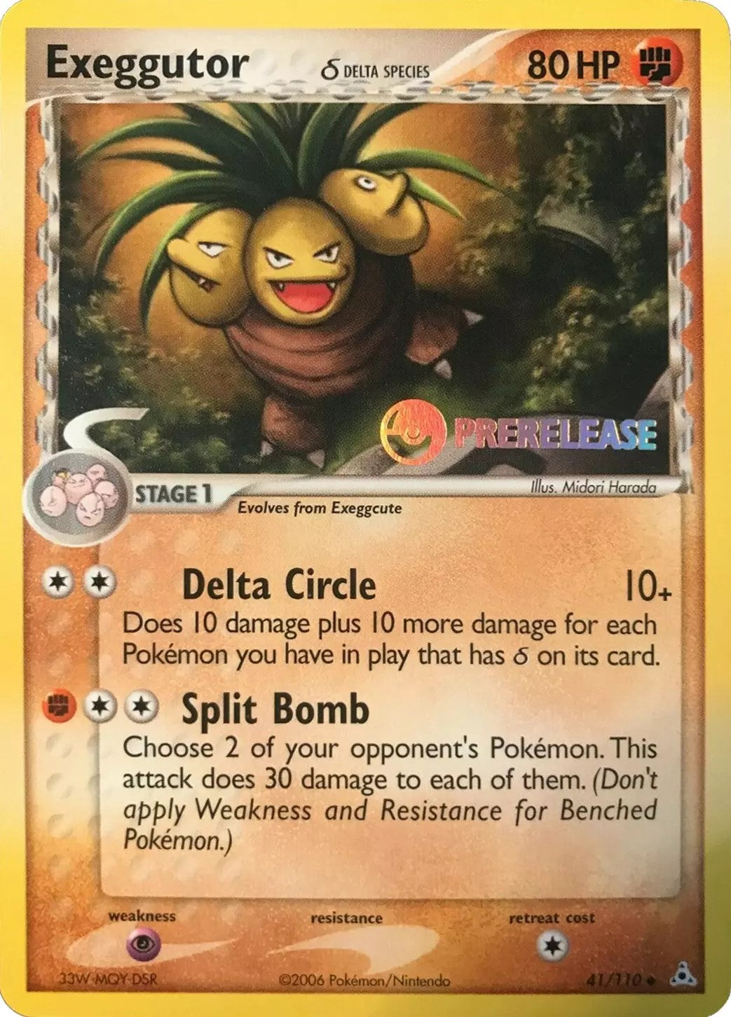 Exeggutor (41/110) (Prerelease) [EX: Holon Phantoms] | Dumpster Cat Games