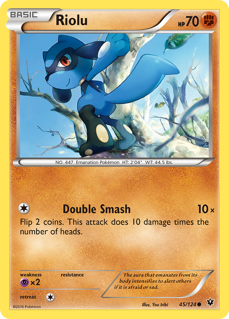 Riolu (45/124) [XY: Fates Collide] | Dumpster Cat Games