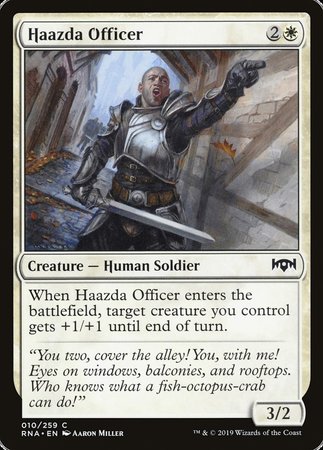 Haazda Officer [Ravnica Allegiance] | Dumpster Cat Games