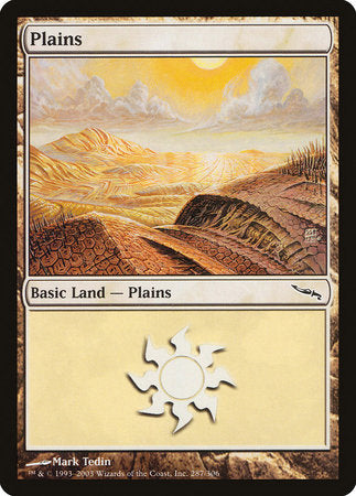 Plains (287) [Mirrodin] | Dumpster Cat Games