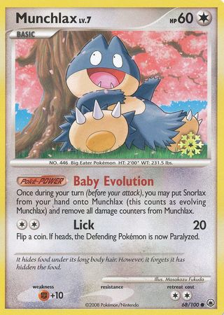 Munchlax (68/100) [Countdown Calendar Promos] | Dumpster Cat Games