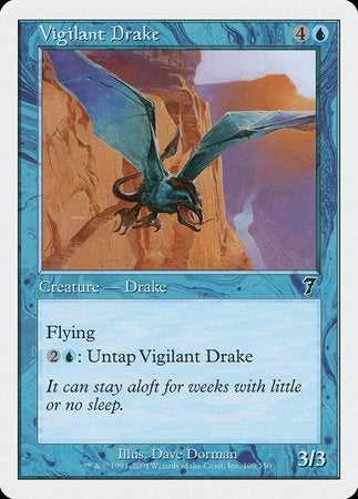 Vigilant Drake [Seventh Edition] | Dumpster Cat Games