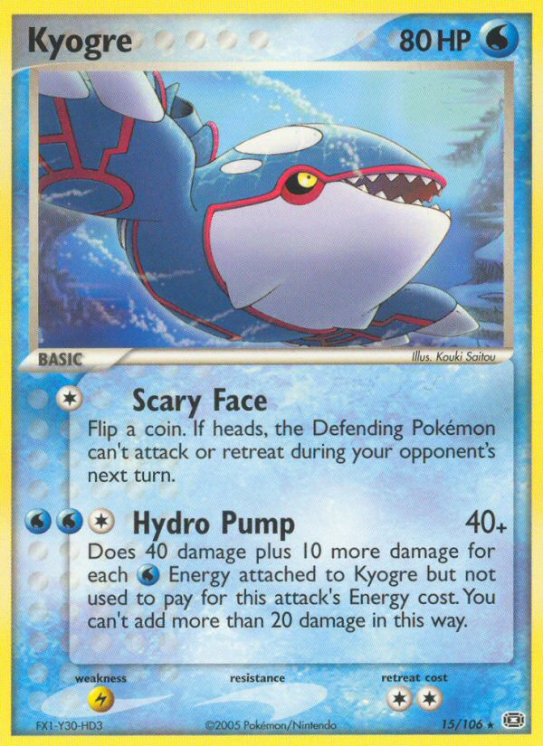 Kyogre (15/106) [EX: Emerald] | Dumpster Cat Games