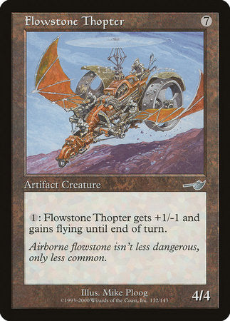 Flowstone Thopter [Nemesis] | Dumpster Cat Games