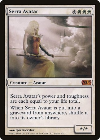 Serra Avatar [Duels of the Planeswalkers 2012 Promos ] | Dumpster Cat Games