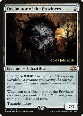 Decimator of the Provinces [Eldritch Moon Promos] | Dumpster Cat Games