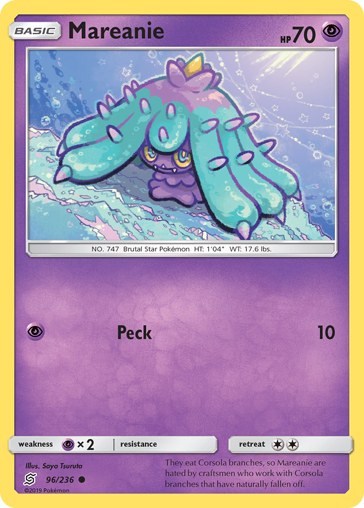 Mareanie (96/236) [Sun & Moon: Unified Minds] | Dumpster Cat Games