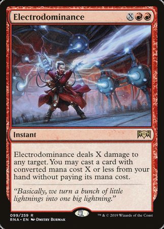 Electrodominance [Ravnica Allegiance] | Dumpster Cat Games