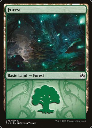 Forest (76) [GRN Guild Kit] | Dumpster Cat Games