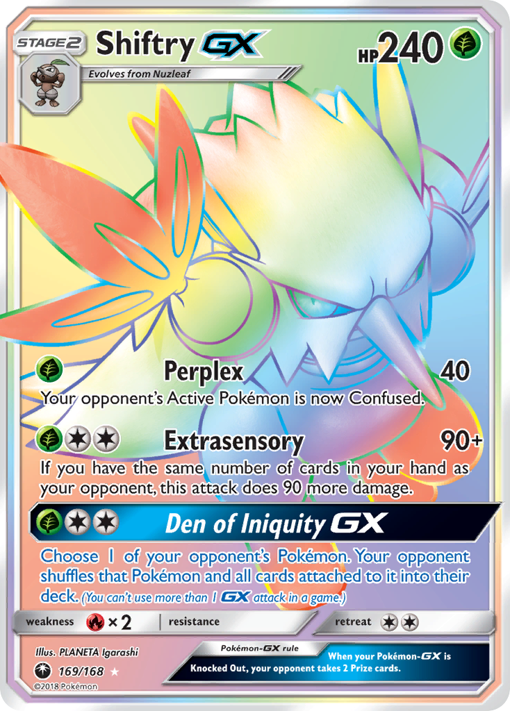 Shiftry GX (169/168) [Sun & Moon: Celestial Storm] | Dumpster Cat Games