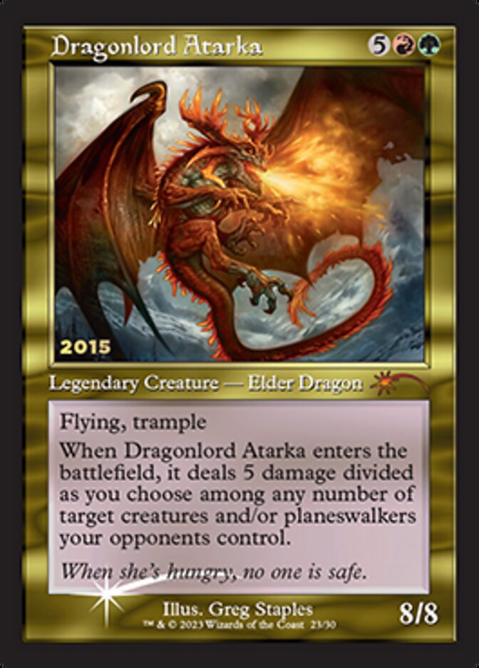 Dragonlord Atarka [30th Anniversary Promos] | Dumpster Cat Games