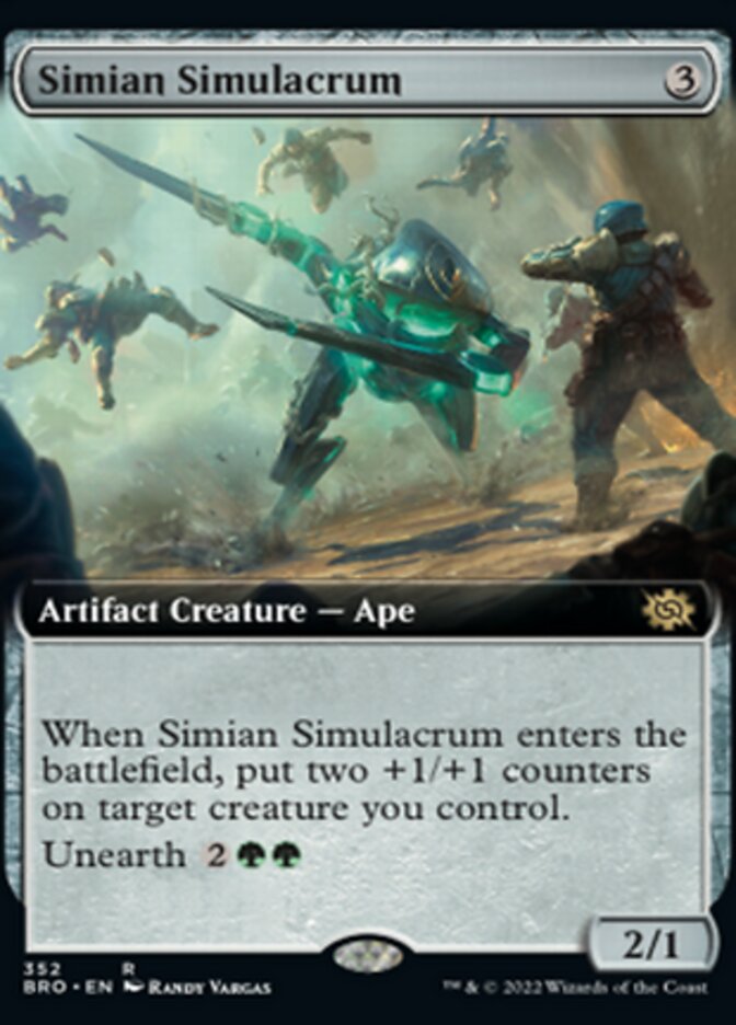 Simian Simulacrum (Extended Art) [The Brothers' War] | Dumpster Cat Games