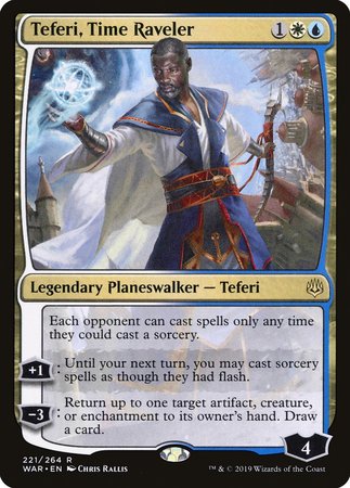 Teferi, Time Raveler [War of the Spark] | Dumpster Cat Games