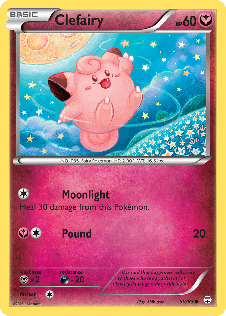 Clefairy (50/83) [XY: Generations] | Dumpster Cat Games