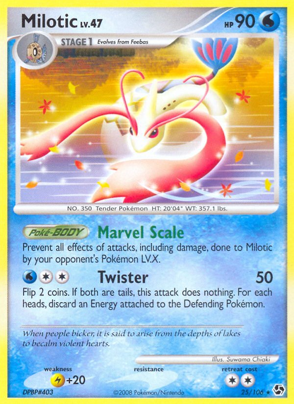 Milotic (25/106) [Diamond & Pearl: Great Encounters] | Dumpster Cat Games