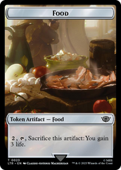 Orc Army (0018) // Food (0023) Double-Sided Token (Surge Foil) [The Lord of the Rings: Tales of Middle-Earth Tokens] | Dumpster Cat Games