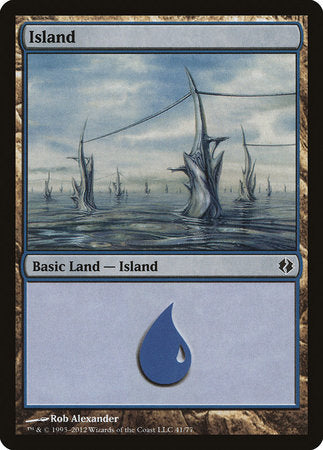 Island (41) [Duel Decks: Venser vs. Koth] | Dumpster Cat Games