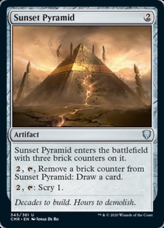 Sunset Pyramid [Commander Legends] | Dumpster Cat Games