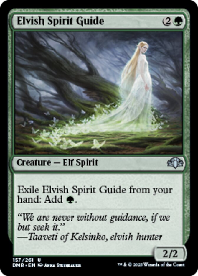 Elvish Spirit Guide [Dominaria Remastered] | Dumpster Cat Games