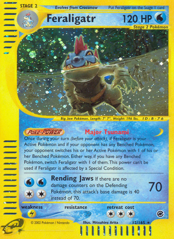 Feraligatr (12/165) [Expedition: Base Set] | Dumpster Cat Games