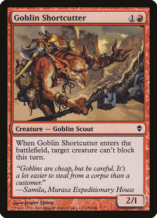 Goblin Shortcutter [Zendikar] | Dumpster Cat Games