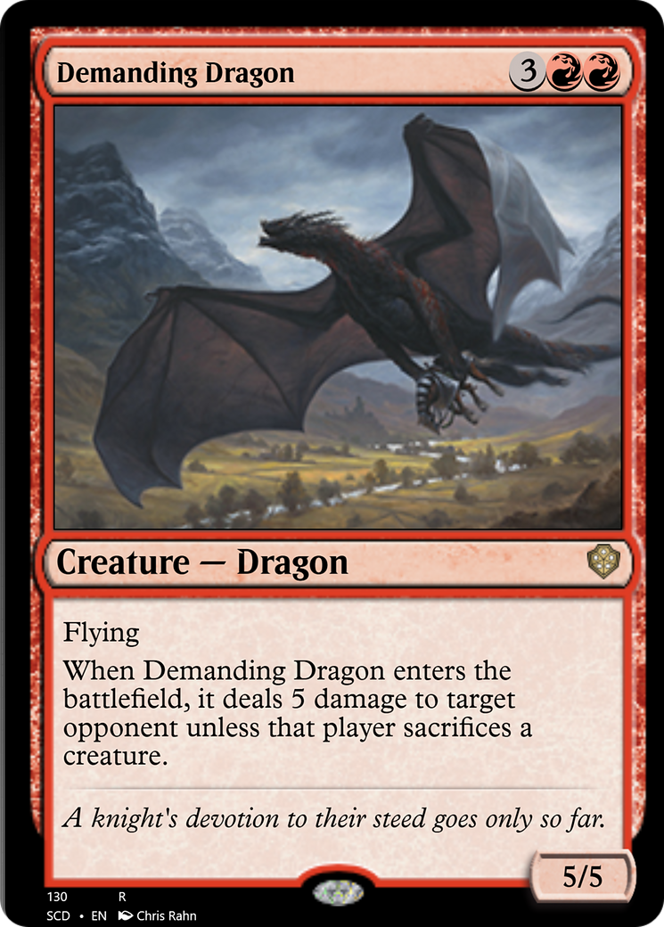 Demanding Dragon [Starter Commander Decks] | Dumpster Cat Games