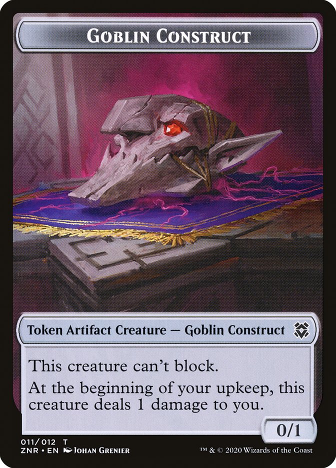 Goblin Construct Token [Zendikar Rising] | Dumpster Cat Games