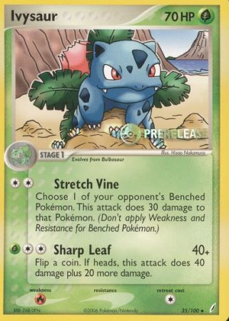 Ivysaur (35/100) (Prerelease Promo) [Nintendo: Black Star Promos] | Dumpster Cat Games