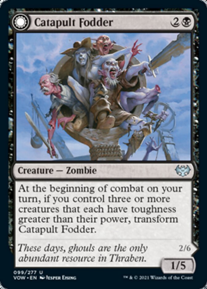 Catapult Fodder // Catapult Captain [Innistrad: Crimson Vow] | Dumpster Cat Games